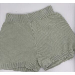 Sincerely  Jules Knit Lounge Shorts Medium Casual Sweater Short Pistachio